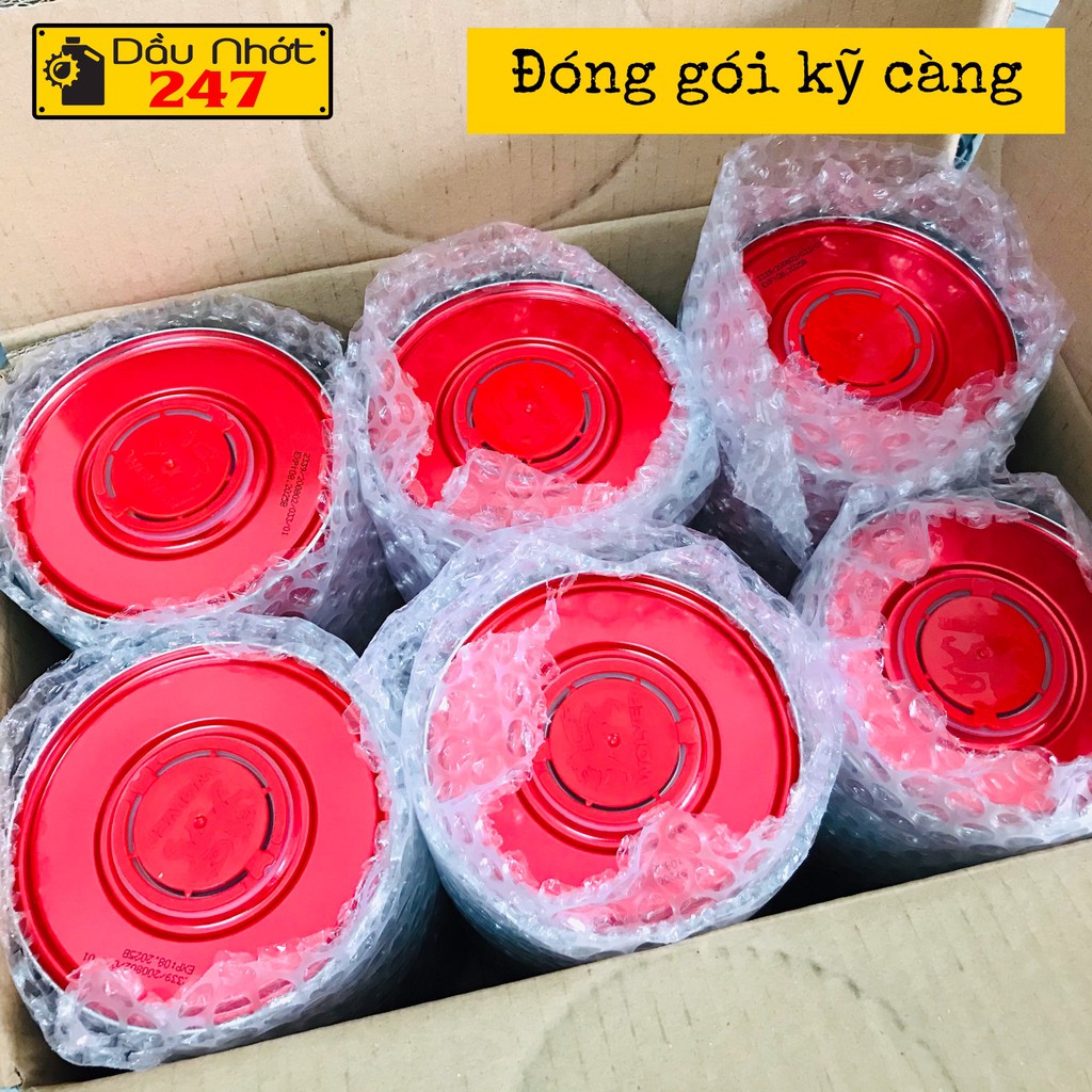 (Lon 1L) Thùng nhớt 6 lon Wolver Racing 10w40