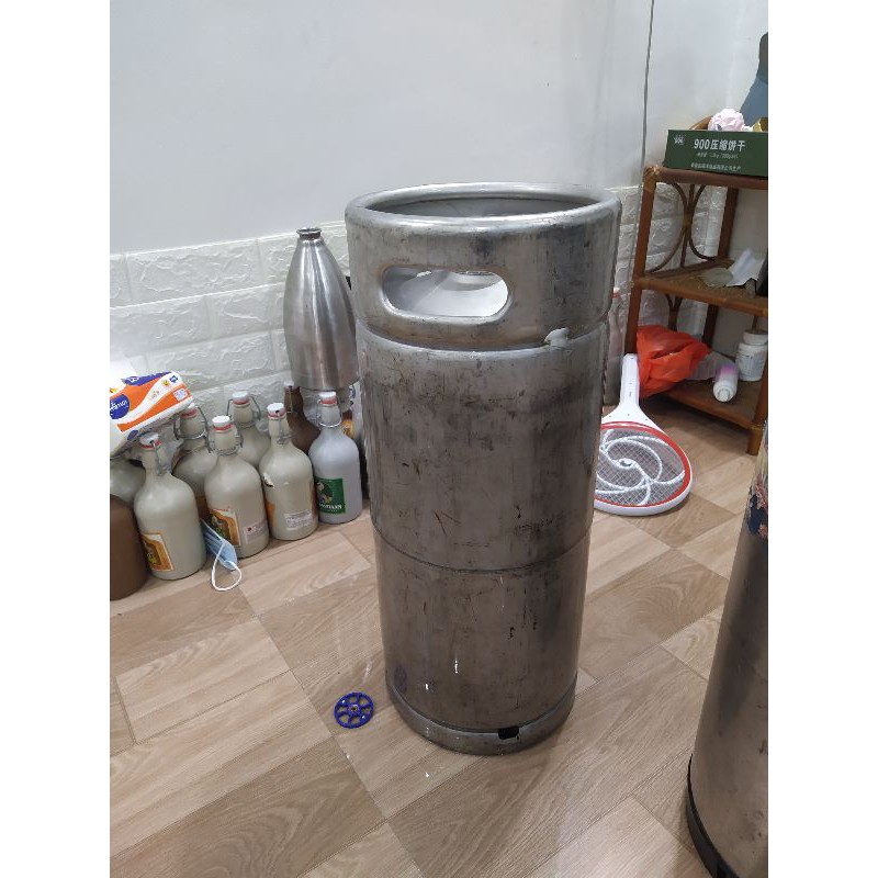 Keg bia 20 lít inox Slim