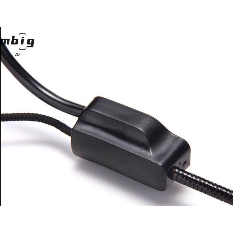 Micro Tai Nghe Chụp Tai Có Dây Jack 3.5MM Thiết Kế Nhỏ Gọn Kèm Giá Đỡ Dùng Cho Bộ Khuếch Đại Âm Thanh