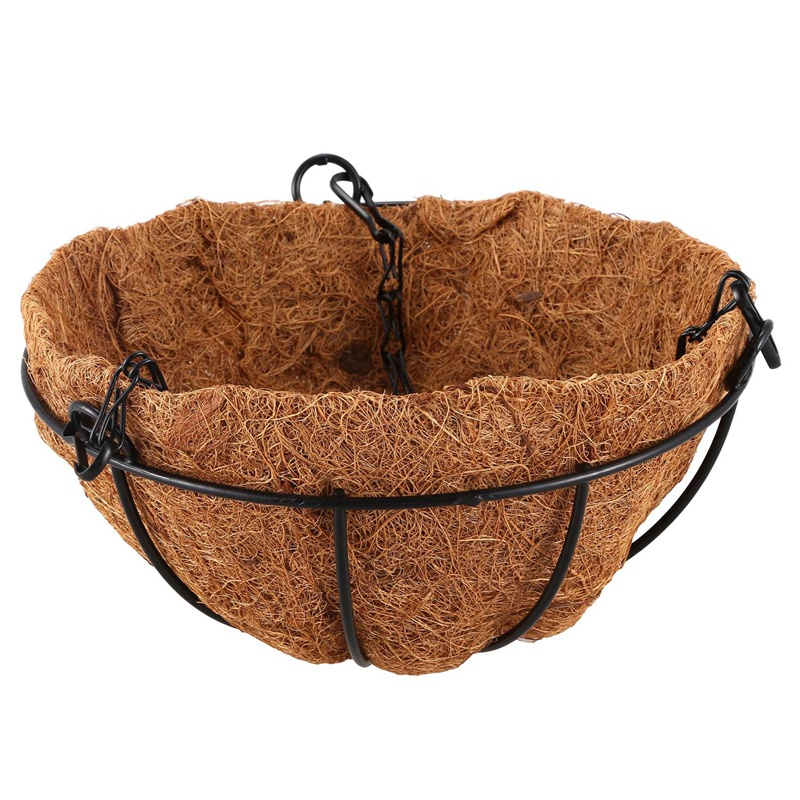 Đen Chậu Trồng Cây 8 inch Có Dây Xích