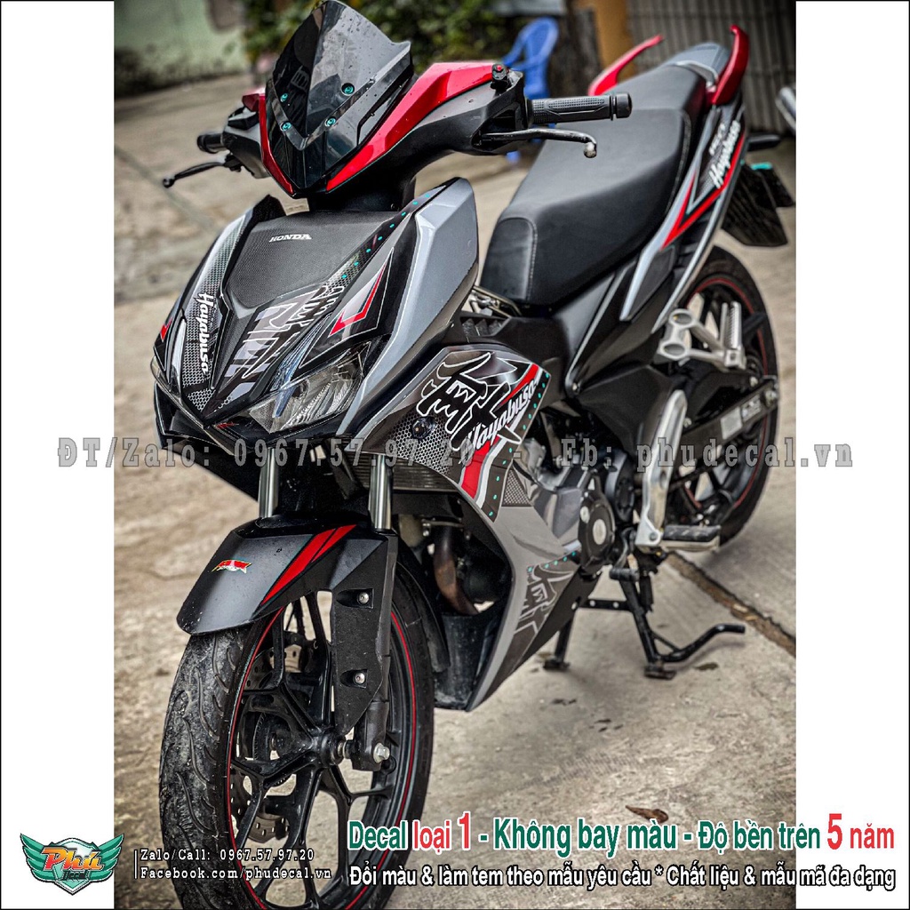 Tem rời Winner x Bạc Hayabusa (2)