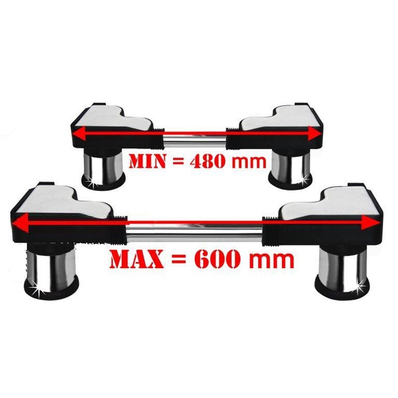 Chân đỡ máy giặt, tủ lạnh inox cỡ nhỏ (48-60cm) | BigBuy360 - bigbuy360.vn