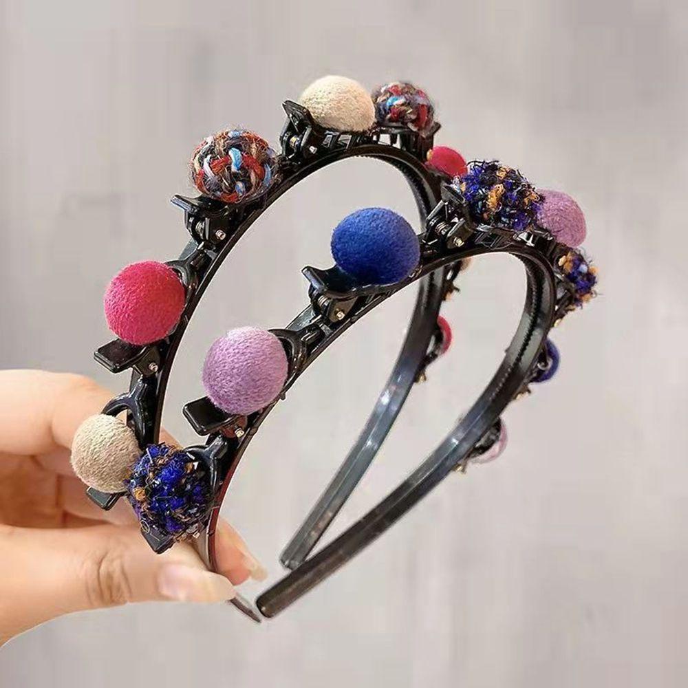 Băng Đô Cài Tóc Phong Cách Vintage Hai Mái Dành Cho Nữ