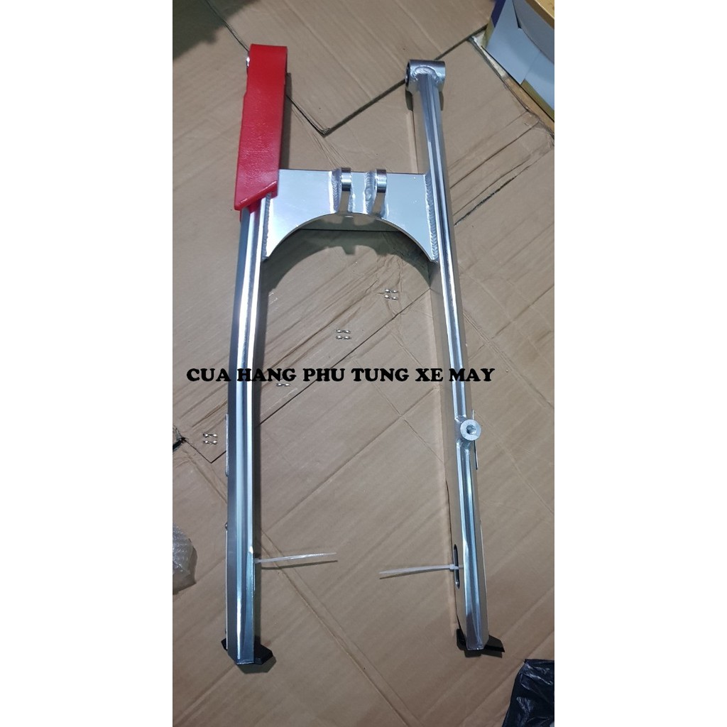 Gấp nhôm KING DRAG gắn EXCITER 150 tặng kèm cao su gấp như hình