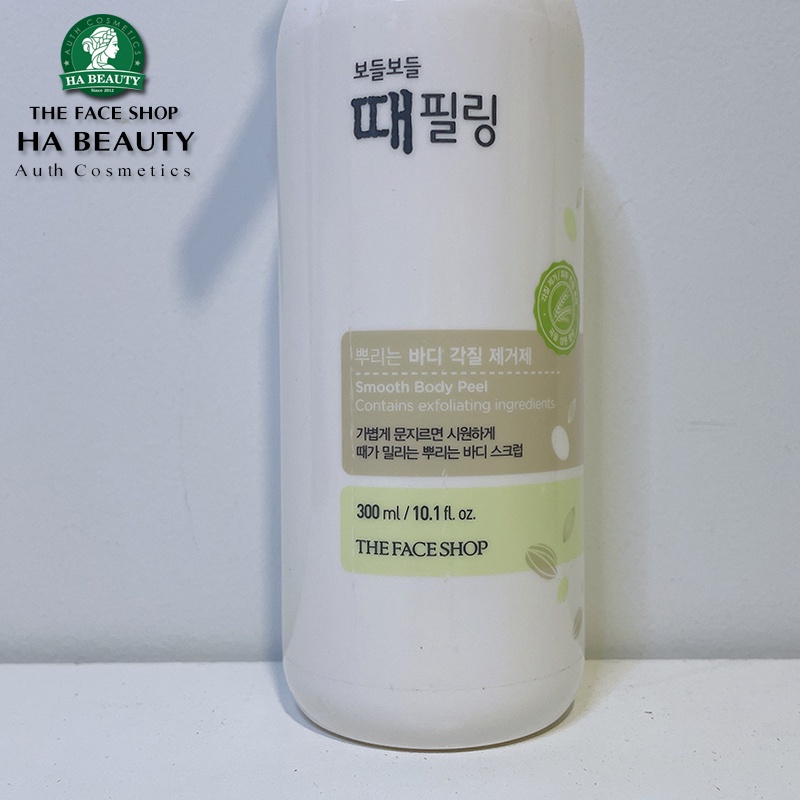 Tẩy tế bào chết toàn thân dạng xịt dưỡng ẩm làm mềm mịn da The Face Shop Smooth Skin Body Peel 300ml