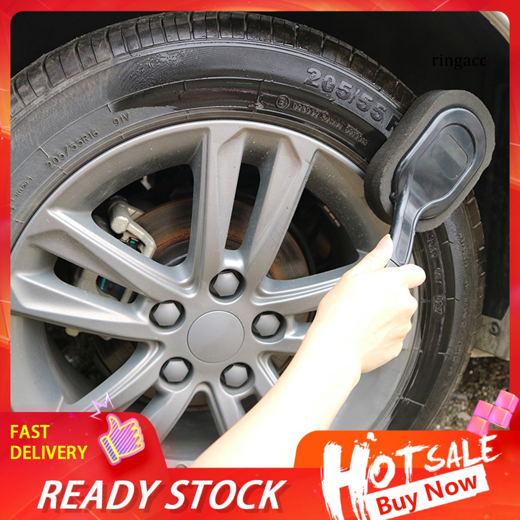 Bàn Chải Vệ Sinh Lốp Xe Hơi Có Tay Cầm Dài Chống Mòn Tiện Dụng