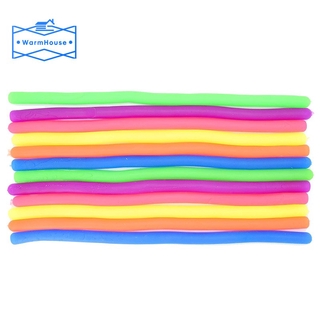 ~.~ Stretchy String Fidget Sensory Toys Build Resistance Squeeze Pull - Good for Kids with Add, Adhd or Autism, and Adults To Strengthen  12 Pack