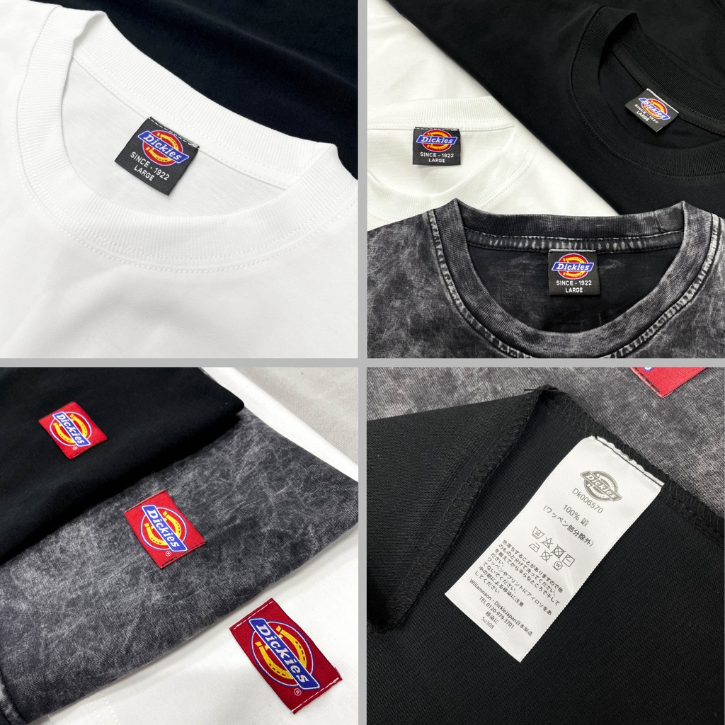 Áo thun DICKIES RIDE HAND Hogoto shop , Áo thun unisex nam nữ from rộng oversize chất liệu 100% cotton