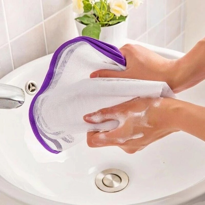 Tấm Lưới Chịu Nhiệt Cao 2 Kích Thước Màu Sắc Ngẫu Nhiên Bảo Vệ Ủi Quần Áo