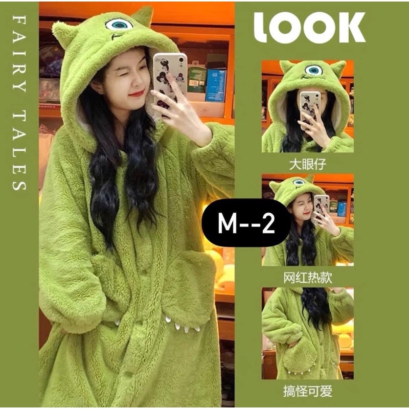 Áo choàng lông kiểu dáng dễ thương ấm áp