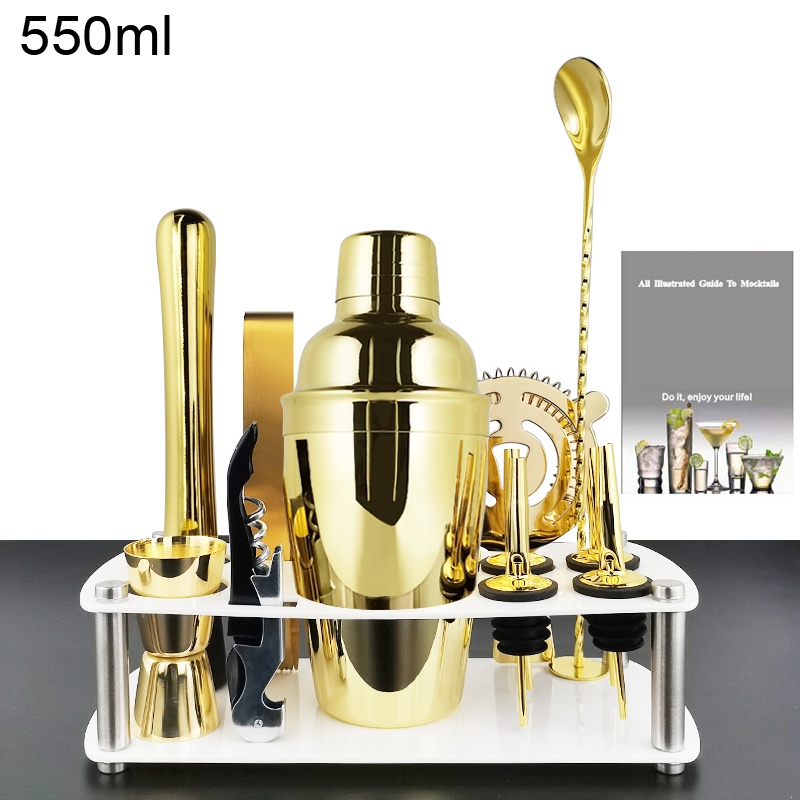 Bình Lắc Cocktail Bằng Thép Không Gỉ 550 / 600 / 750 / 800ML