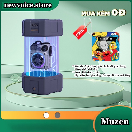 MUZEN CYBERCUBE Loa Bluetooth Di Động Mini Xoay Công Nghệ LED Kim Loại Quà thumbnail