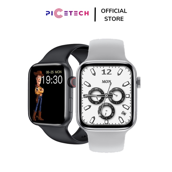 Đồng Hồ Thông Minh Hw67 Plus - PICETECH Bản Thép Màn Hình Tràn Viền Cảm Ứng Mượt Pin Trâu (BH 6 tháng)