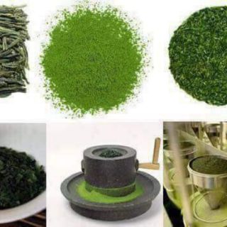 Bột cám gạo trà xanh