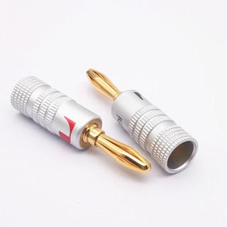 Cặp Jack bắp chuối 4mm Nakamichi (Đỏ + Đen)