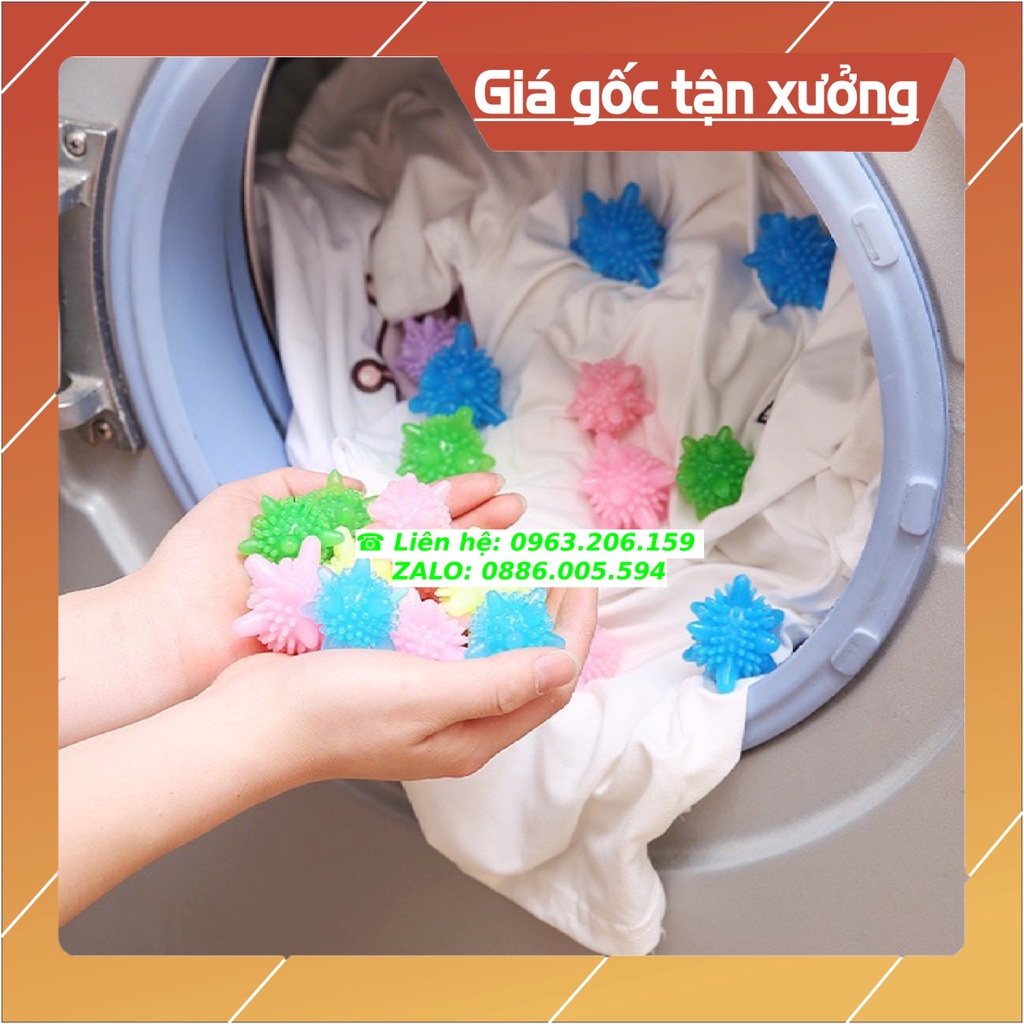 [MỚI VỀ] COMBO 3 BÓNG Phụ Kiện Bóng Giặt Làm Sạch Và Phẳng Quần Áo Tự Động Khi Giặt