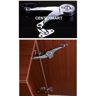 Tay nâng cánh tủ bếp dừng mọi vị trí - bản lề cố định tùy ý cao cấp