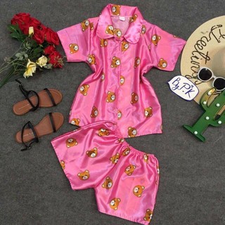 Bộ đồ pijama cho trẻ em từ 28 đến 40kg (Hồng)