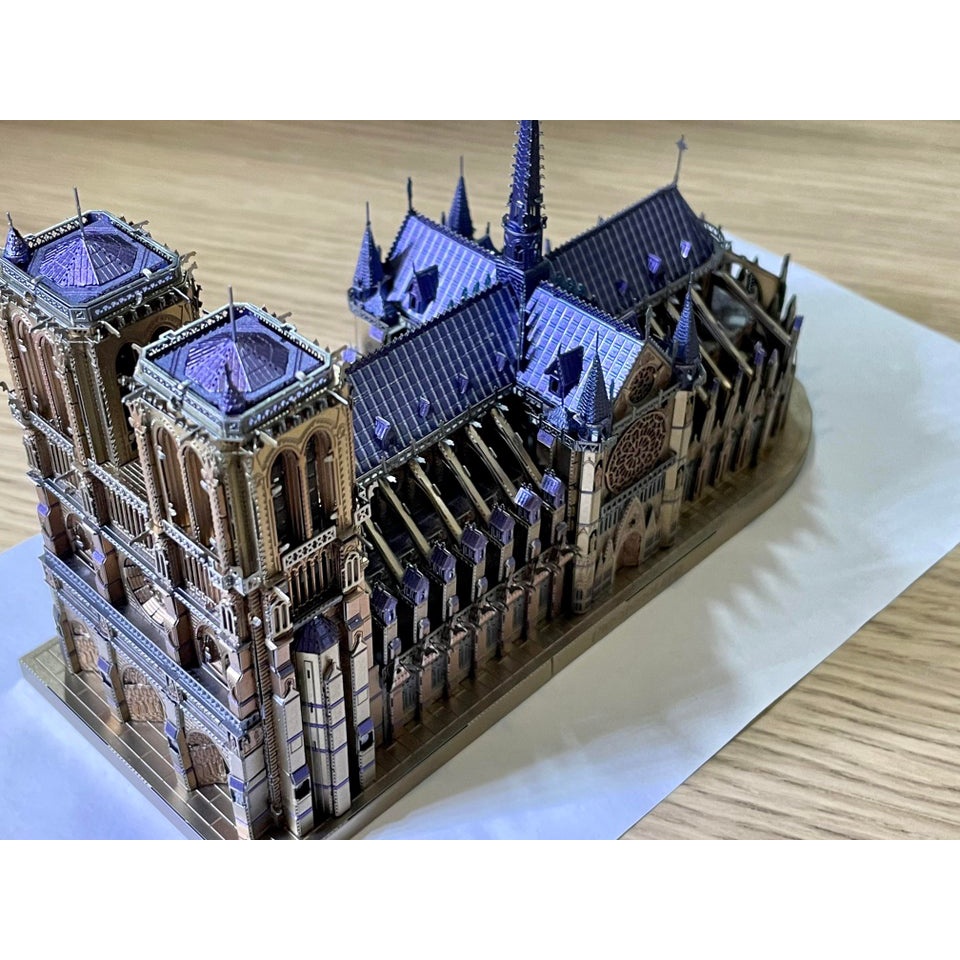 Mô Hình Kim Loại 3D Piececool Nhà Thờ Đức Bà Paris