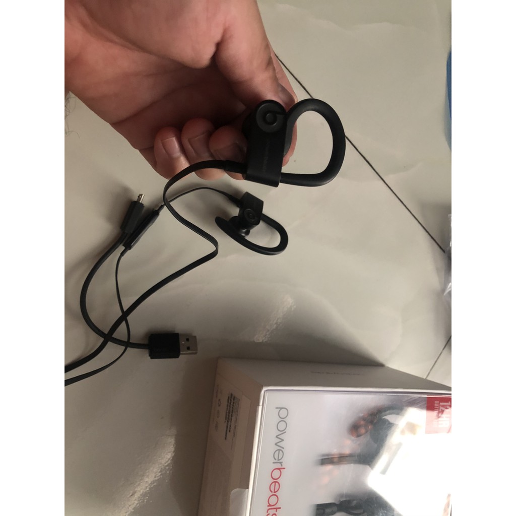 Tai Nghe Không Dây Beats Powerbeats 3 Wireless (bản màu đen) - CHÍNH HÃNG.