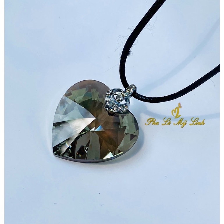 Trái tim pha lê 28mm chính hãng Swarovski