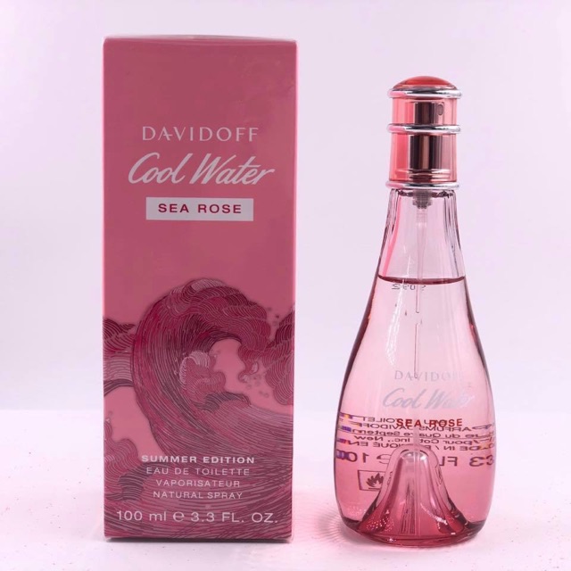 Nước hoa Nữ DAVIDOFF Cool Water Sea Rose Summer Edition 100ml - bản #mới_nhất hè 2019 Nữ tính, quyến rũ