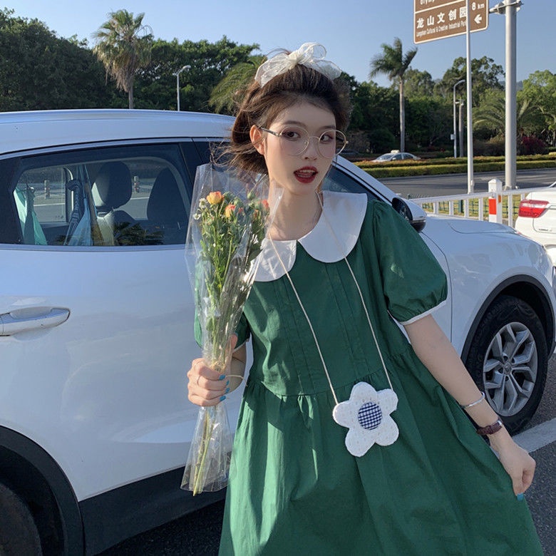 Đầm Cổ Búp Bê Thiết Kế Mới Xinh Xắn Thời Trang Dành Cho Nữ