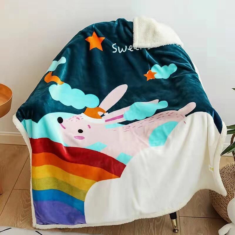 CHĂN LÔNG CỪU CHO BÉ