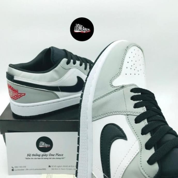 [Mã FAGREEN245 giảm tới 30K đơn 99K] Giày JD1 Xám 🔥ZÉP 11🔥 Jordan low smoker đủ size nam nữ 36-43/ LUSTORE | BigBuy360 - bigbuy360.vn