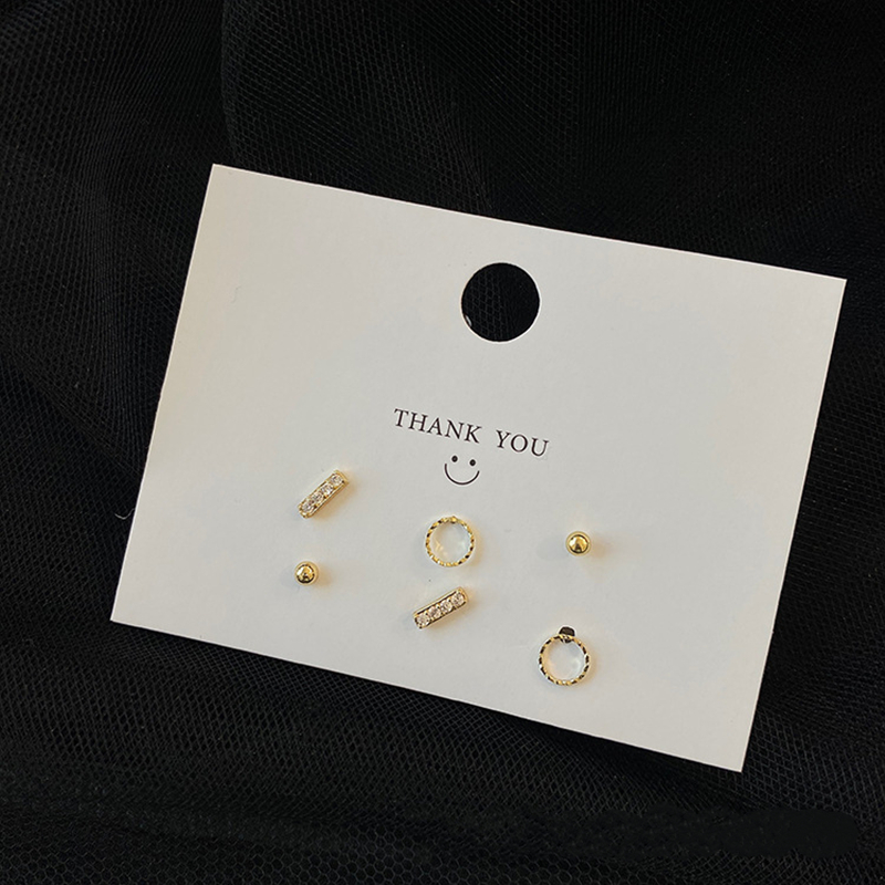 Set 3 Đôi Khuyên Tai Thời Trang Cho Nữ