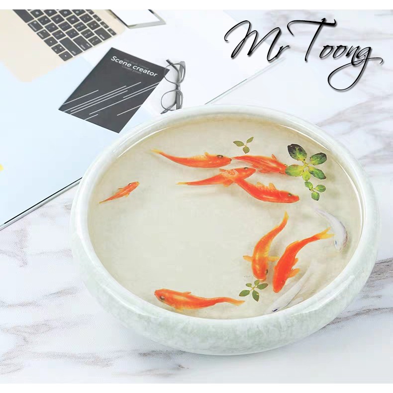 Sticker dán Cá vàng 3d- Vẽ tranh nghệ thuật Resin- CV001