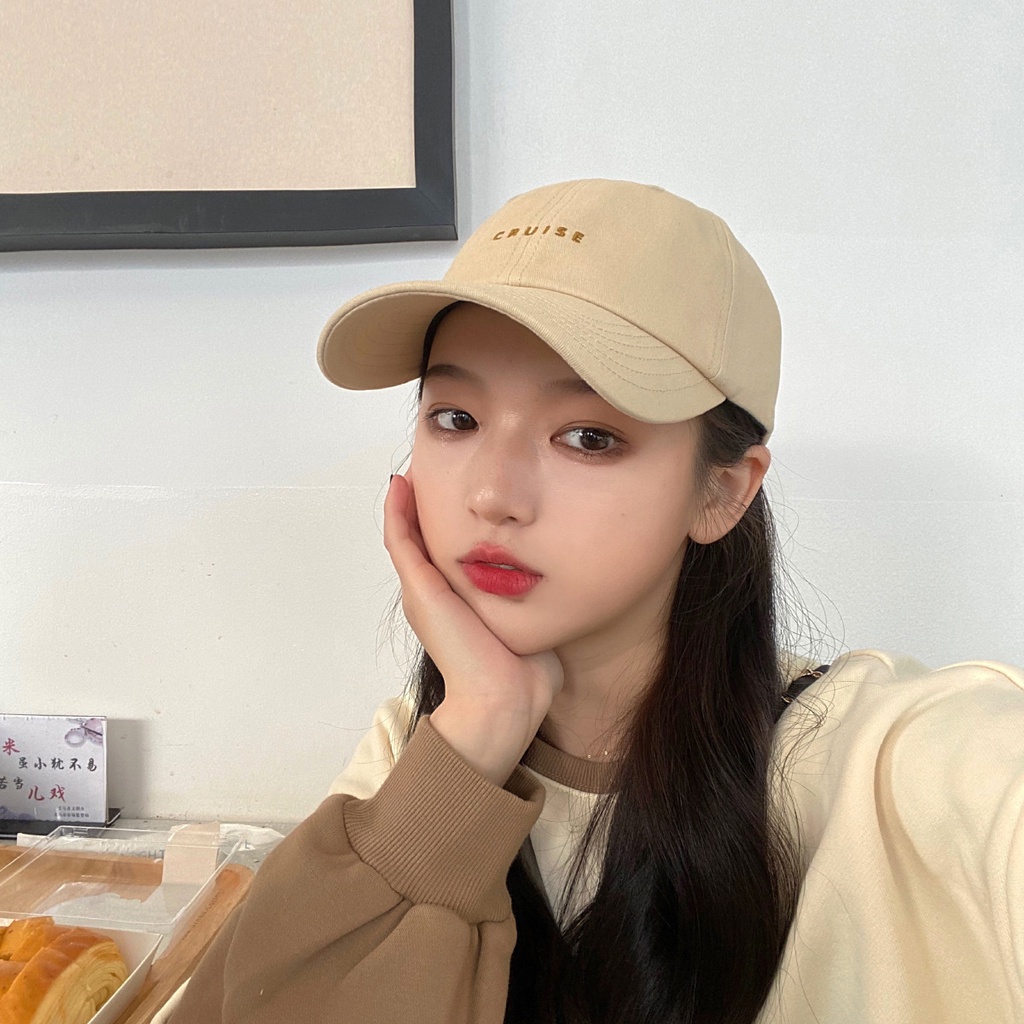 Mũ thêu chữ đơn giản phong cách Hiphop Hàn Quốc YKD