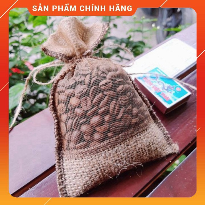 Bộ Túi Thơm Cafe Khử Mùi Trên Xe Hơi, Ô Tô/ Kèm Chai Xịt Tinh Dầu Hương Cafe RF-3009 SM