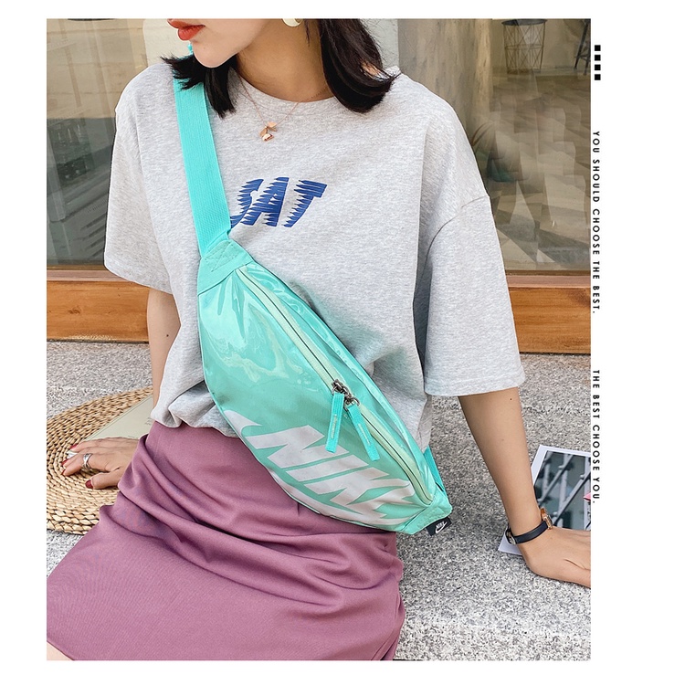 Túi Đeo Chéo Nike 100% Chính Hãng Siêu Nhẹ Phối Khóa Kéo Thời Trang Cho Nam Và Nữ