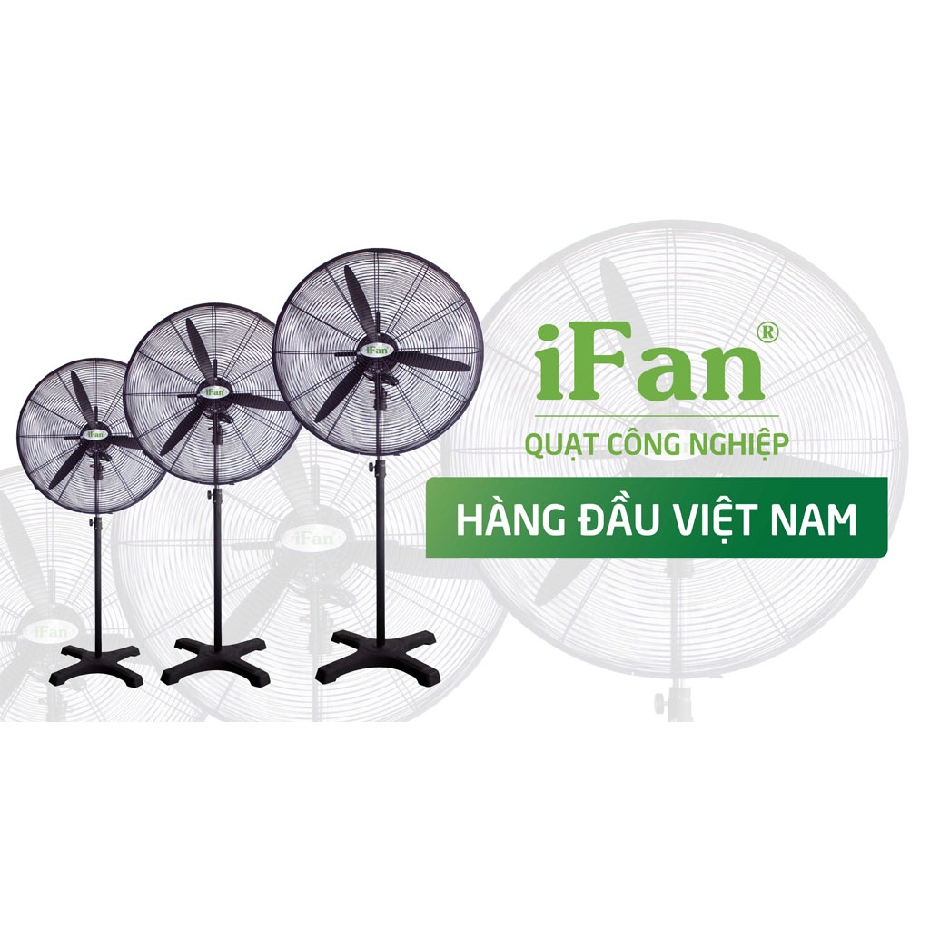 FREE SHIP  Quạt đứng công nghiệp IFan NS-50-65-75-Plus- 3 Cánh Hàng Chính Hãng