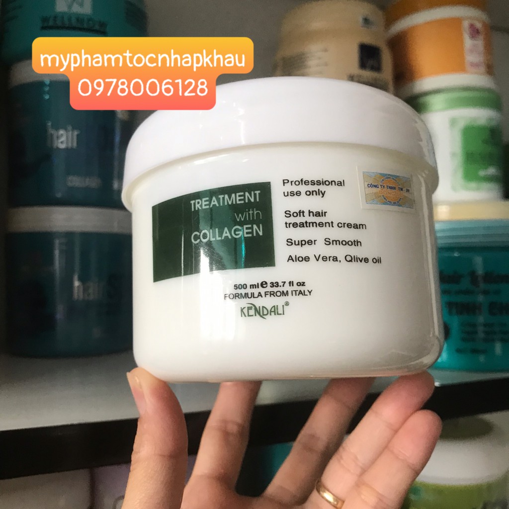 ✅  KEM HẤP DẦU Ủ TÓC  COLLAGEN KENDALI 500ML