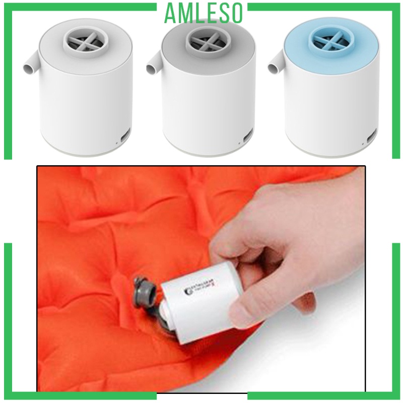 [AMLESO] Mini Air Pump USB Rechargeable Quick-Fill Tiny Pump for Floats Swimming Ring