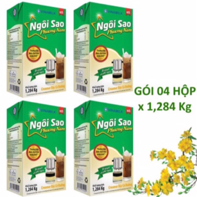 Thung Sữa đặc Ngoi Sao Phương Nam 12 Hộp Xanh La Muazii