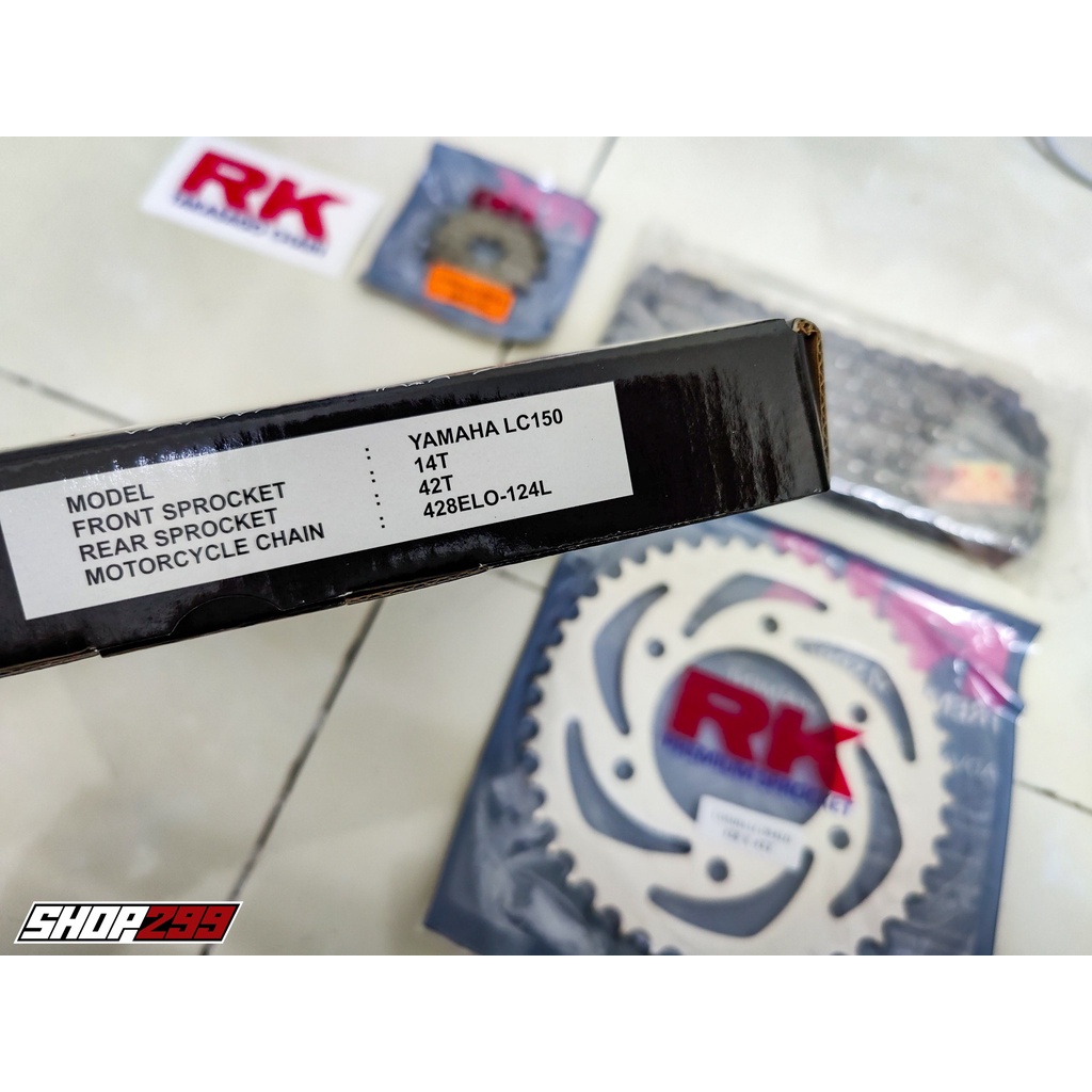 BỘ NHÔNG-SÊN-DĨA RK  CHO YAMAHA EXCITER 150