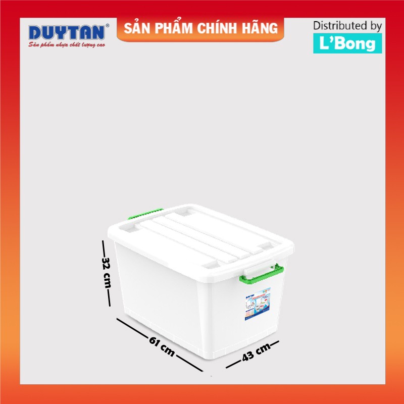 Thùng nhựa đựng đồ có bánh xe Duy Tân 55 lít