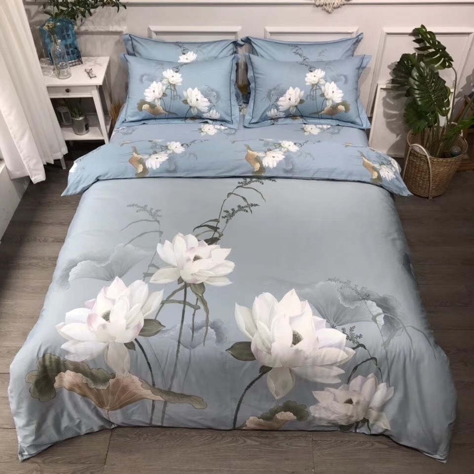 Bộ chăn ga gối cotton Oganic nhập khẩu giá rẻ