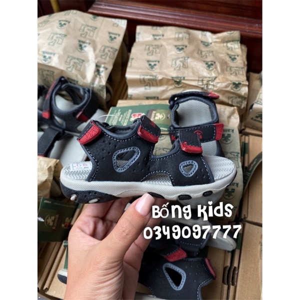 Sandal Bé Trai Đen Nhám Kamik