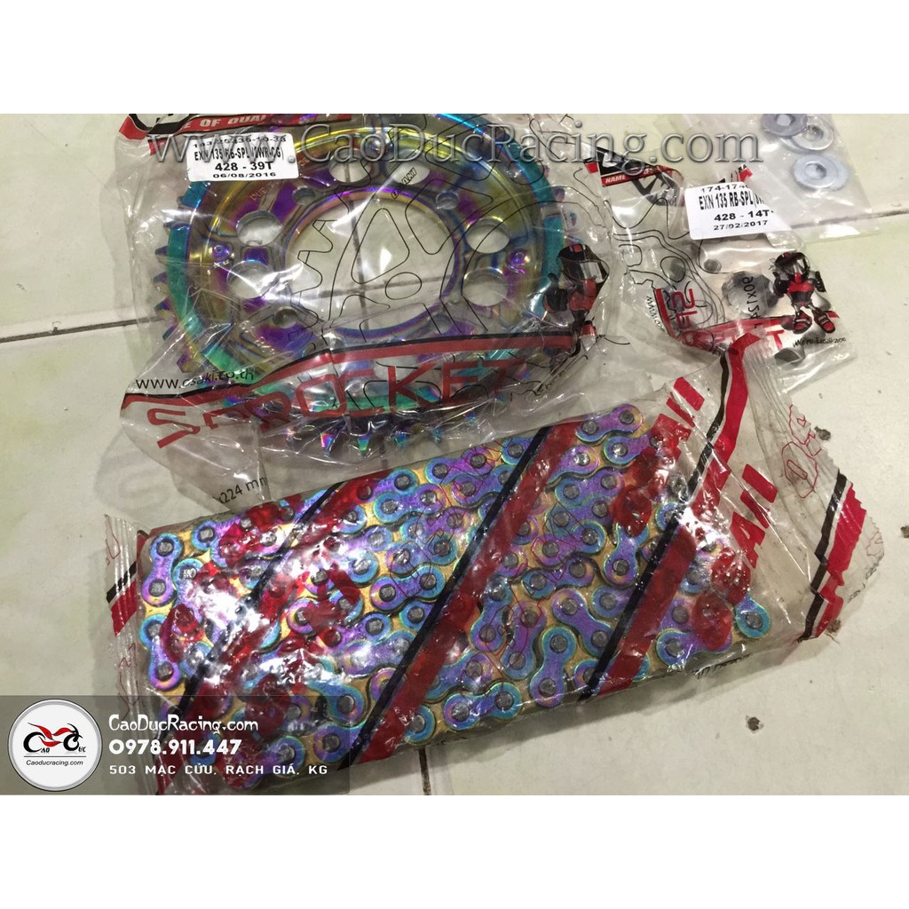 Bộ NSD titan ex135 size zin