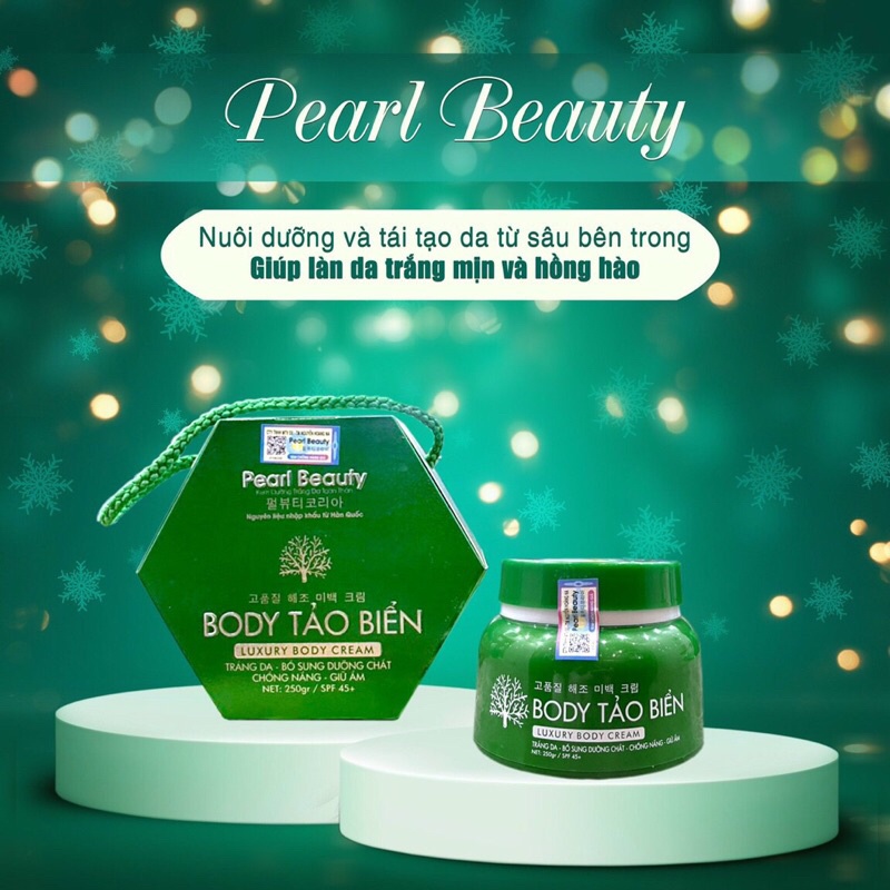 Kem body tảo biển chính hiệu _ tặng ngay set tắm trắng