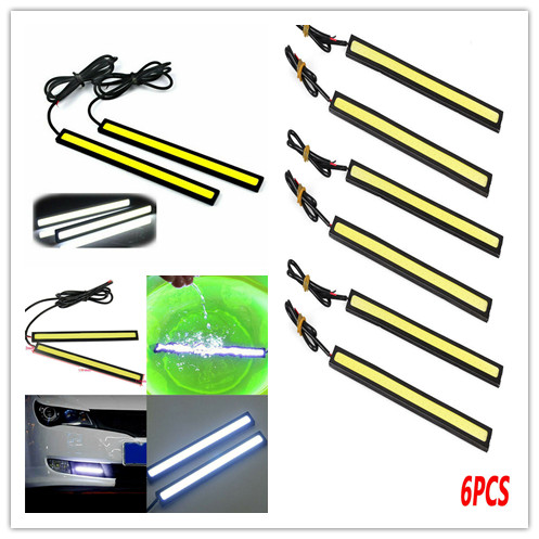 Set 6 đèn Led 12V ánh sáng trắng chống thấm nước dùng trang trí nội thất ô tô / tàu thuyền tiện dụng