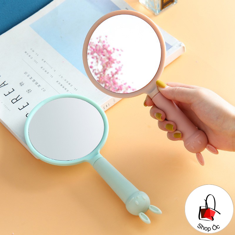 Gương Trang Điểm Cầm Tay Hình Thú Dễ Thương Phong Cách Châu Âu E25