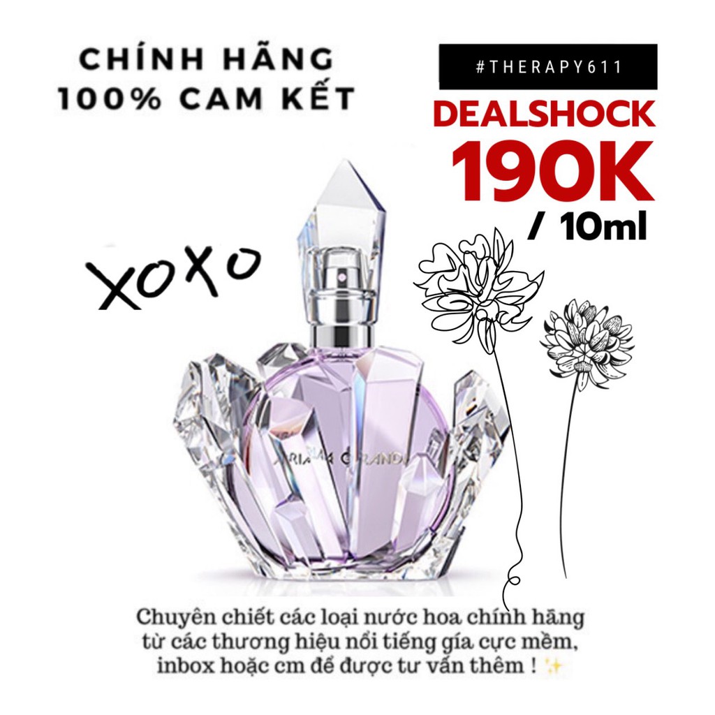 [𝗦𝗔𝗟𝗘]..::✨Nước hoa dùng thử Ariana Grande R.E.M Test 5ml/10ml/20ml ✨::..