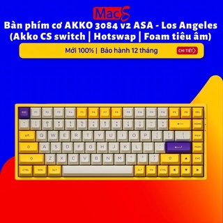 Bàn phím cơ akko 3084 v2 asa – los angeles