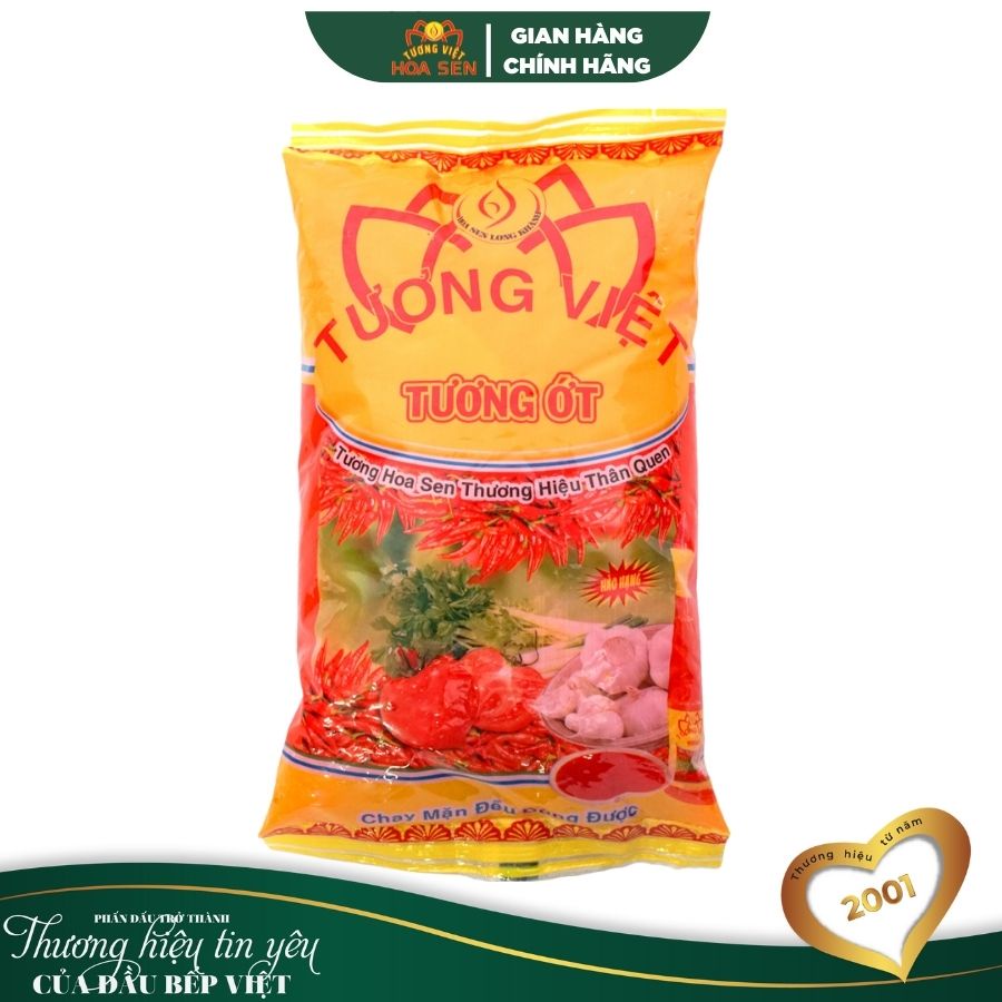 Tương Ớt Gói 500g - Tương Việt Hoa Sen