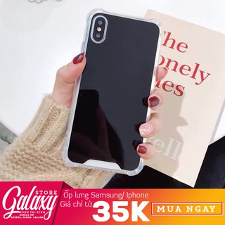 Ốp Lưng Iphone 6/7/8 Ốp tráng gương Ốp điện thoại đen SANG CHẢNH